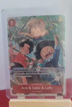 Ace & Sabo & Luffy (Alternate Art) OP13-007 Carrying On His Will Foil - Image 1