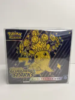 Pokemon TCG Surging Sparks Elite Trainer Box ETB NEW SEALED 6.5-7/10 CONDITION - Image 1