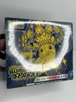 Pokemon TCG Surging Sparks Elite Trainer Box ETB NEW SEALED 6.5-7/10 CONDITION - Image 5