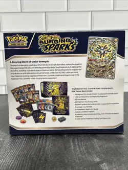 Pokemon TCG Scarlet & Violet Surging Sparks Elite Trainer Box ETB Sealed - Image 4