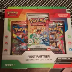 Pokemon TCG First Partner Illustration Collection Series 1 Promo Box 2021 (3) - Image 1