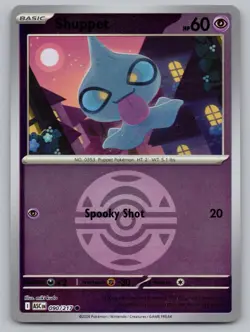 Shuppet (Dusk Ball) 090/217 Common Ascended Heroes Pokemon Reverse Holo NM - Image 1