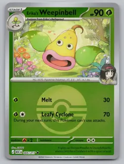 Erika's Weepinbell (Poke Ball) 005/217 Ascended Heroes Pokemon Reverse Holo NM/M - Image 1