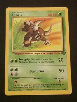 Pinsir 25/64 NM Jungle Rare WOTC Pokemon Any 3 Free Ship - Image 1
