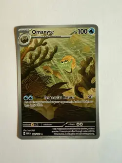 Pokemon Omanyte 180/165 Illustration Rare SV: Scarlet & Violet 151 Near Mint - Image 2