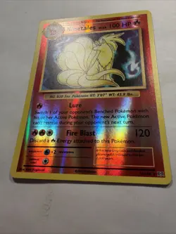 Pokemon TCG Ninetales Reverse Holo Rare Card 15/108 XY Evolutions 2016 VLP - Image 2