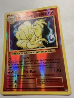 Pokemon TCG Ninetales Reverse Holo Rare Card 15/108 XY Evolutions 2016 VLP - Image 4