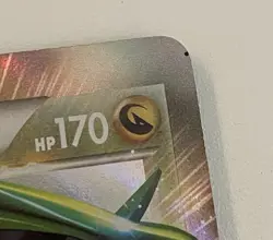 RAYQUAZA EX 85/124 Pokemon Dragon’s Exalted Miscut Alignment Dot Error Card - Image 3