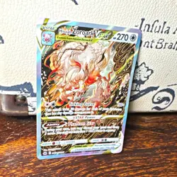 Pokemon TCG Hisuian Zoroark VSTAR GG56/GG70 Crown Zenith Full Art Holo 270 - Image 1