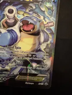 Pokemon TCG Blastoise ex XY122 Promo Holo XY English standard size - Image 3