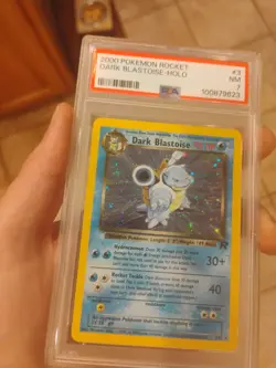 2000 Pokemon Rocket #3 Dark Blastoise Holo PSA 7 NM - Image 1