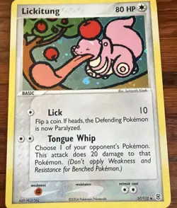 2004 VTG Pokemon TCG Lickitung Pokemon Promos 37/112 NM+, Nice card! - Image 1