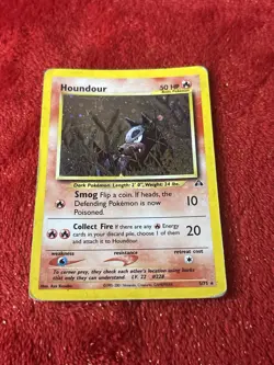 Houndour 5/75 Neo Discovery Holo Rare Vintage Pokemon TCG English Hp - Image 1