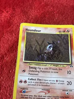 Houndour 5/75 Neo Discovery Holo Rare Vintage Pokemon TCG English Hp - Image 3