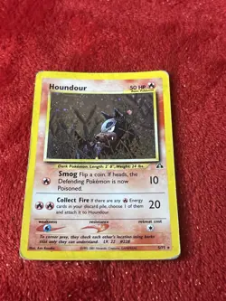 Houndour 5/75 Neo Discovery Holo Rare Vintage Pokemon TCG English Hp - Image 5