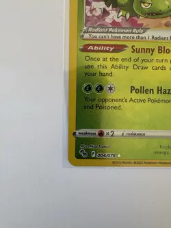 Radiant Venusaur 004/078 Pokemon GO Holo NM - Image 2