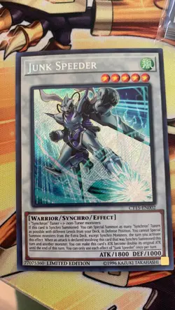 * Junk Speeder CT15-EN002 Limited Edition Secret Rare NM Yugioh - Image 1