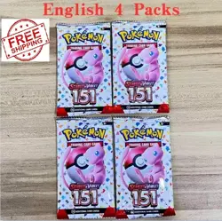 Pokemon Scarlet and Violet 151 Booster Bundle 4 pack New Factory Sealed - Image 1
