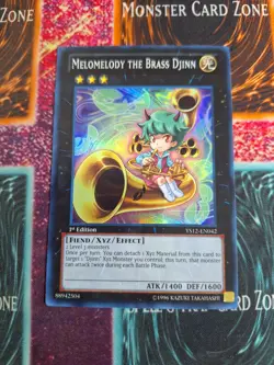 Yu-Gi-Oh! TCG Melomelody the Brass Djinn YS12-EN042 Super Rare 1st Edition NM - Image 1