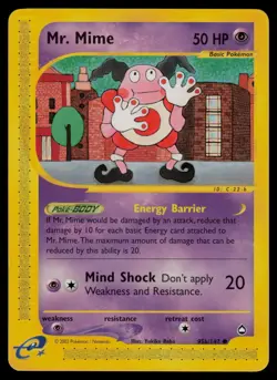Mr. Mime (95b) 95b/147 Common Aquapolis Pokemon Lightly Played - Image 1