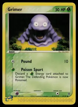Grimer 57/97 Common Dragon Pokemon Lightly Played - Image 1