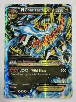 Pokemon TCG M Charizard EX 69/106 Flashfire Holo Ultra Rare | Moderately Played - Image 1