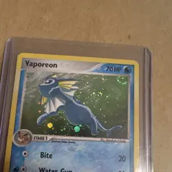 Nintendo Pokemon TCG Vaporeon 6/17 Holo Rare 70HP English 2006 Stage 1 - Image 3