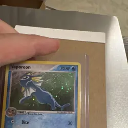 Nintendo Pokemon TCG Vaporeon 6/17 Holo Rare 70HP English 2006 Stage 1 - Image 5
