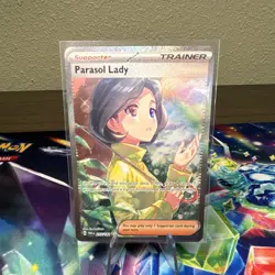 Pokemon TCG Parasol Lady Paradox Rift 255/182 Special Illus Rare - Image 1