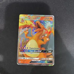 Pokemon TCG Charizard GX Hidden Fates 9/68 Holo Ultra Rare - Image 1