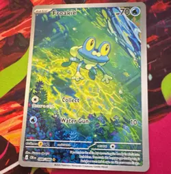 The Pokemon Company Froakie 088/086 Chaos rising Illus Rare Holo 70 HP EN - Image 1