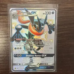 Pokemon TCG Greninja GX SV56/SV94 Hidden Fates: Shiny Vault Holo NM-M Clean Card - Image 1