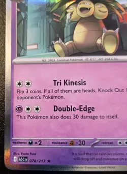 Team Rocket's Exeggutor 078/217 Holo Rare Ascended Heroes Pokemon TCG - Image 4