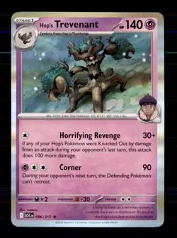 Hop's Trevenant 096/217 Rare Ascended Heroes Pokemon Holo Near Mint - Image 1