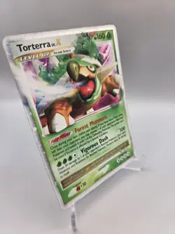 Torterra LV.X Black Star Promo DP09 Holo Pokemon Card - Image 2