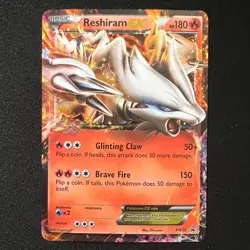 Reshiram EX BW36 – Black & White Black Star Promo Holo Pokemon Cards TCG LP - Image 1