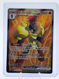Armarouge ex 218/182 Paradox Rift Full Art Ultra Rare Holo Pokemon TCG Card NM - Image 1