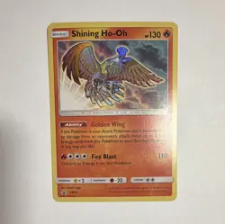 Pokemon Sun & Moon Promo Shining Ho-Oh (SM70) Shiny - LP/NM - Image 1