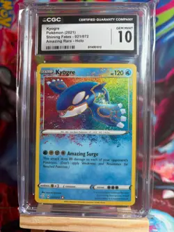 Pokemon Karte Kyogre 2021 - CGC GEM MINT 10 - Shining Fates 021/072 Englisch - Image 1
