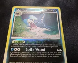 Sharpedo 37/132 Reverse Holo Rare Secret Wonders Pokemon Card LP - Image 2