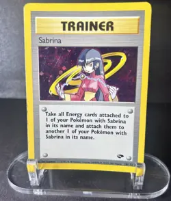 Pokemon Gym Challenge - Sabrina 20/132 Trainer Holo - Image 2
