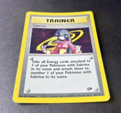 Pokemon Gym Challenge - Sabrina 20/132 Trainer Holo - Image 5