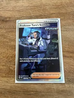 Pokemon Paradox Rift Professor Turo's Scenario 257/182 Special Illustration Rare - Image 1