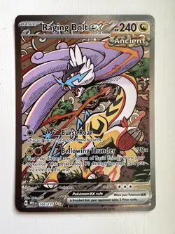 Pokemon Raging Bolt ex 166/131 SV: Prismatic Evolutions SIR Full Art Holo ENG - Image 1