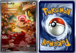 Stufful Mega Evolution 154/132 Illustration Rare Holo Near Mint - Image 3