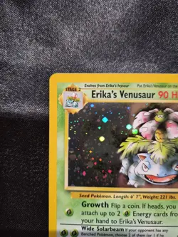 Pokemon Erika's Venusaur 4/132 Gym Challenge Holo With Swirl - Image 2