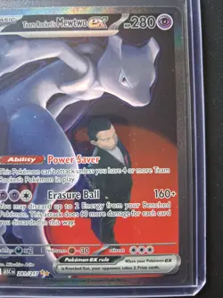 2026 Pokemon Team Rockets Mewtwo EX 281/217 SIR - Ascended Heroes - Near Mint - Image 5