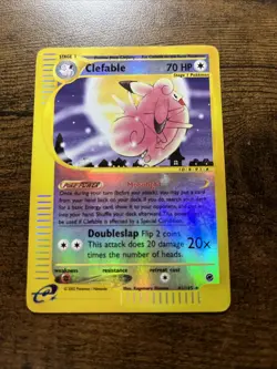 Clefable Expedition Base Set Reverse Holo Card 41/165 - Image 1