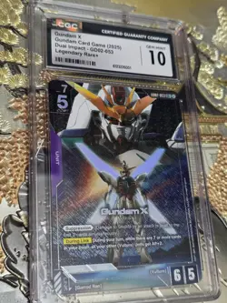 CGC 10 Gundam X LR+ GD02-053 Alt Art Gundam TCG Card Game Dual Impact - Image 1