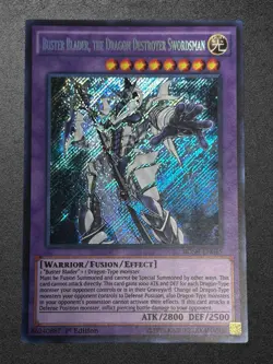Yugioh Card TCG Buster Blader, the Dragon Destroyer Swordsman BOSH-EN045 1st lp - Image 1